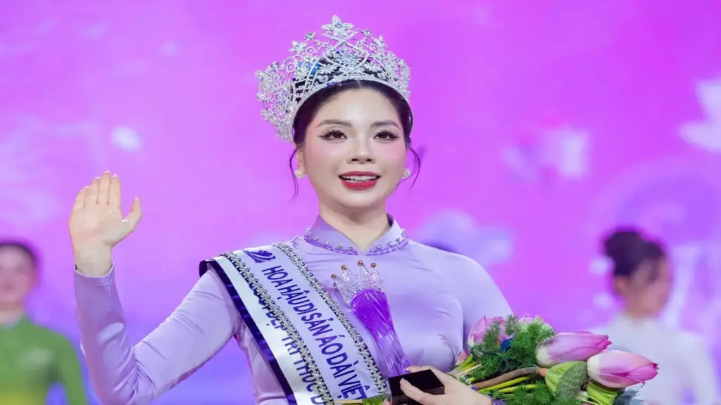 Phùng Thị Huyền My đăng quang Hoa hậu Di sản Áo dài Việt Nam toàn cầu 2026