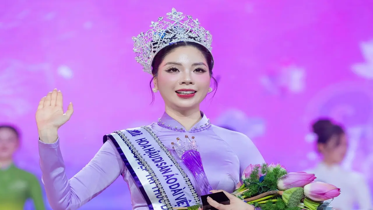 Phùng Thị Huyền My đăng quang Hoa hậu Di sản Áo dài Việt Nam toàn cầu 2026