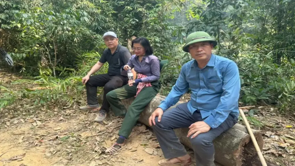 Sau tin đồn có vàng sa khoáng, 2 nhóm người vào rừng đào bới