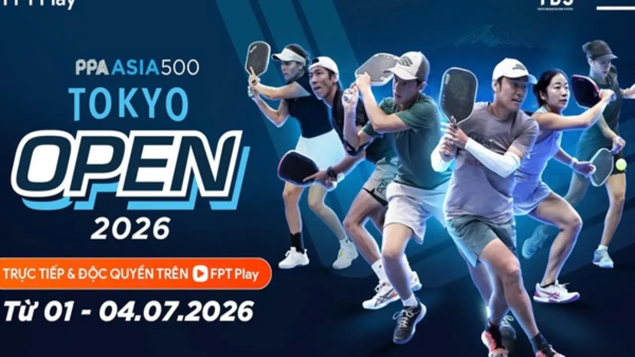 Sophia Huỳnh Trần trở thành niềm hy vọng duy nhất của pickleball Việt Nam tại Tokyo Open