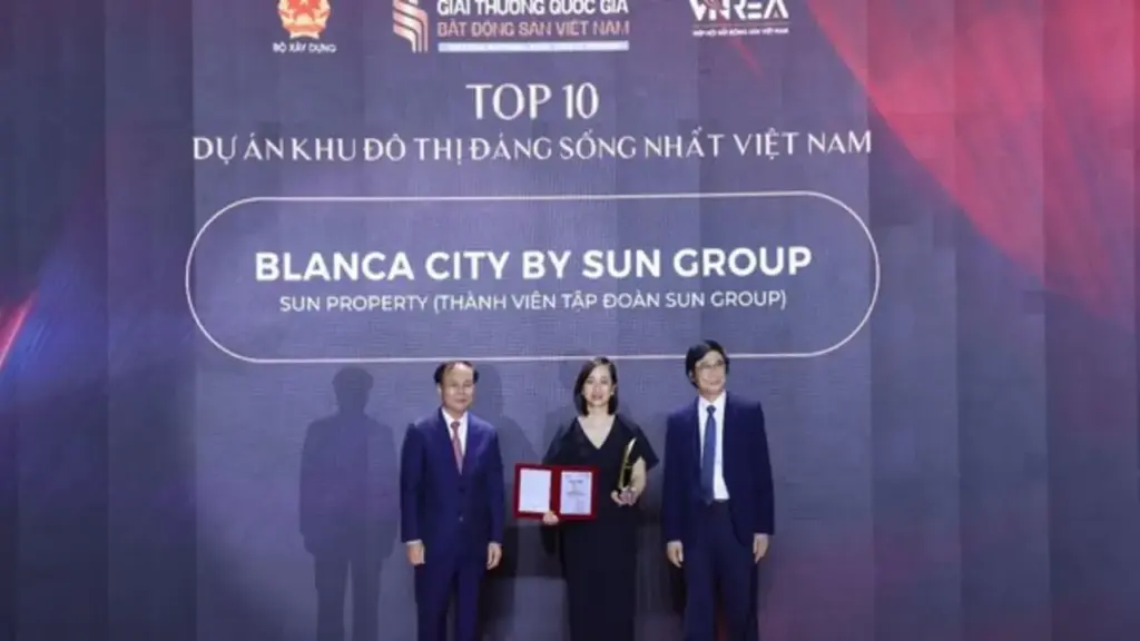 Sun Property “chiến thắng” 4 hạng mục quan trọng tại Giải thưởng Quốc gia Bất động sản Việt Nam 2026