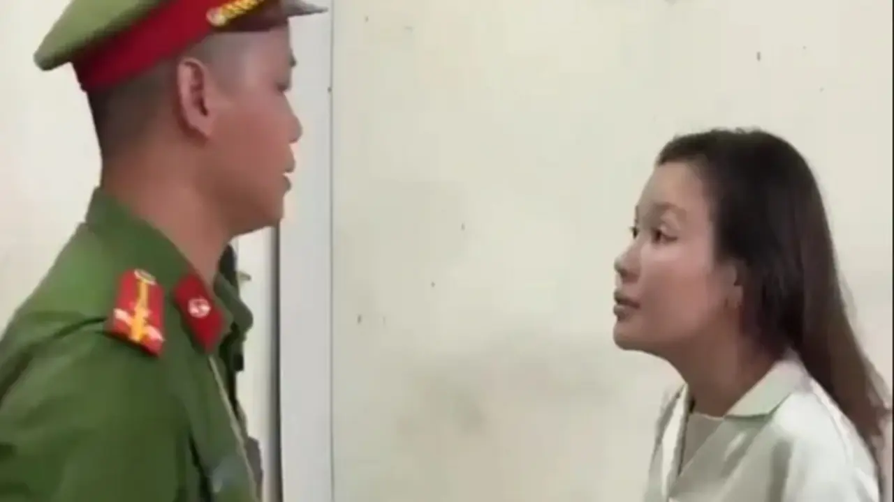 Tạm giữ hình sự người phụ nữ cắn tay Công an Thái Nguyên