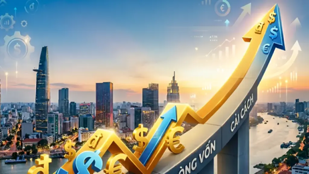 Tăng trưởng thực chất từ cải cách dòng vốn