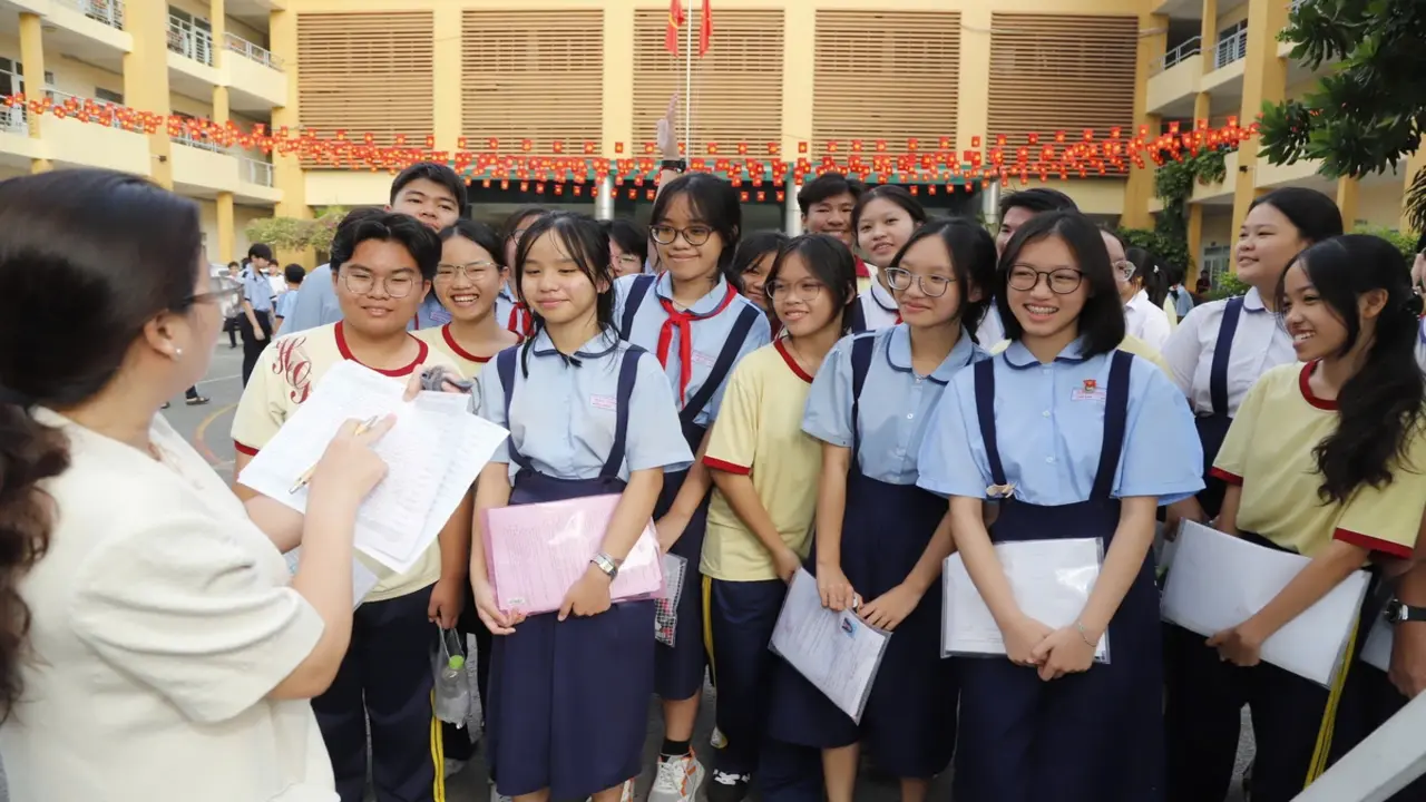Thi lớp 10 TP.HCM: dự kiến 9-6 công bố điểm thi