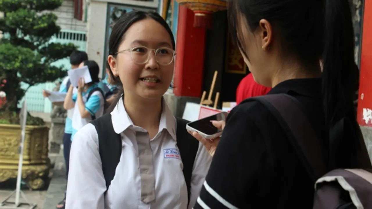 Thí sinh Trường THPT chuyên Lê Hồng Phong nói gì về đề lịch sử tốt nghiệp THPT?