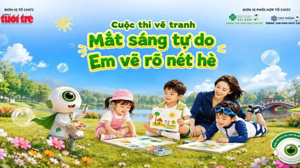 Thiếu nhi thi vẽ tranh, tổng giải thưởng 150 triệu đồng