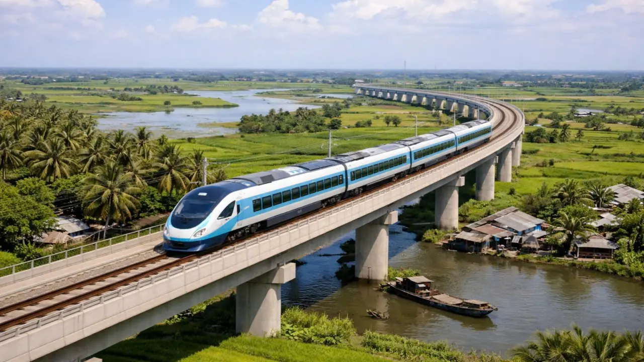 Thống nhất đầu tư giai đoạn 1 đường sắt TP.HCM - Cần Thơ là đường đơn