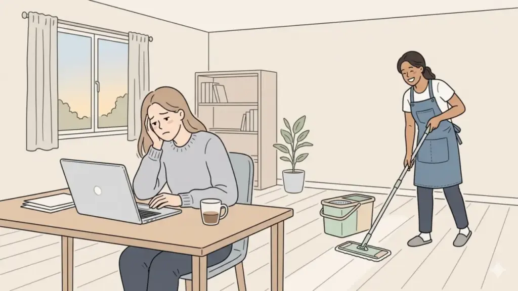 Tôi ngưỡng mộ cô giúp việc chuẩn bị mua mảnh đất