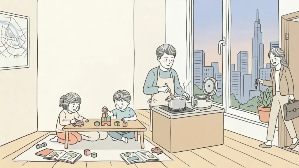 Tôi ở nhà nội trợ và không biết chính xác lương vợ