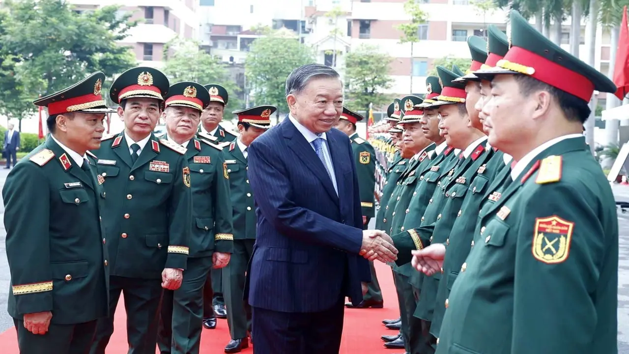 Tổng Bí thư, Chủ tịch nước Tô Lâm dự lễ kỷ niệm 80 năm Bộ đội Pháo binh - Tên lửa
