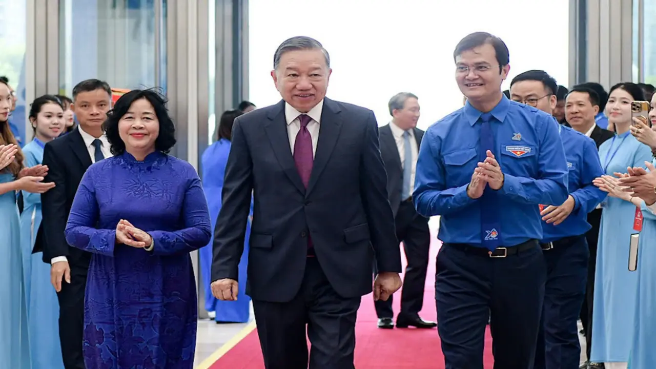 Tổng Bí thư, Chủ tịch nước Tô Lâm dự phiên trọng thể Đại hội Đoàn XIII