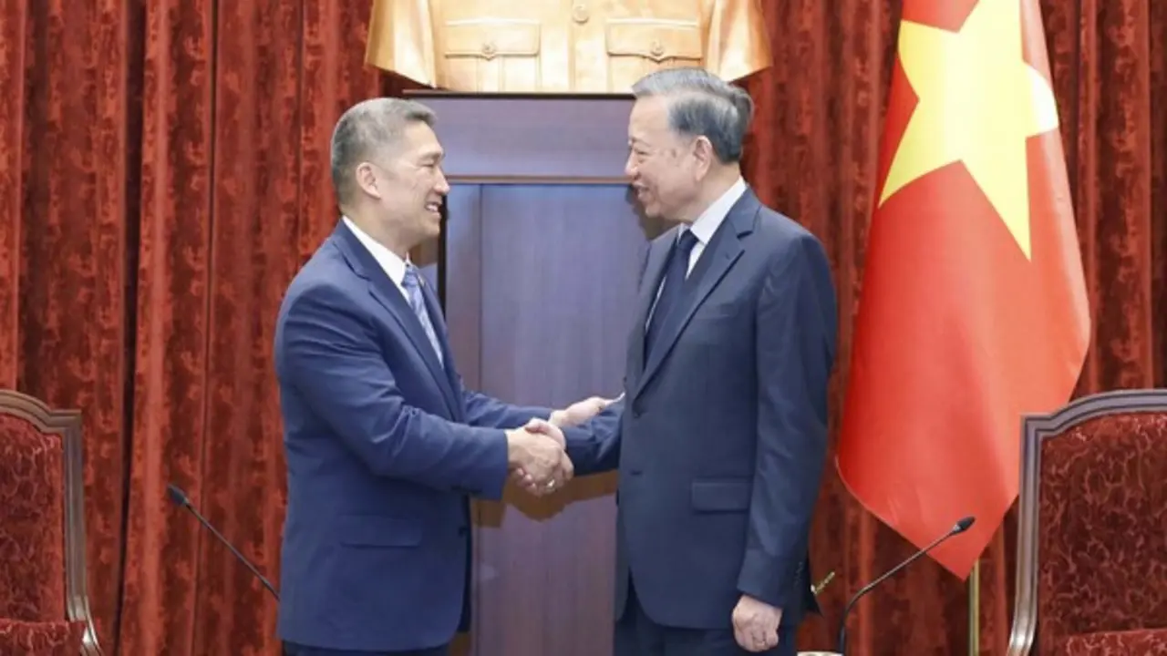 Tổng Bí thư, Chủ tịch nước Tô Lâm tiếp Quyền Bộ trưởng Hải quân Mỹ Hùng Cao