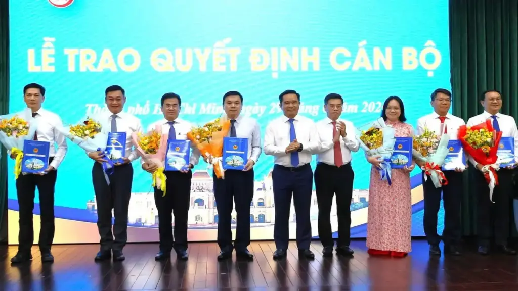 TP HCM bổ nhiệm, điều động loạt lãnh đạo sở, ngành