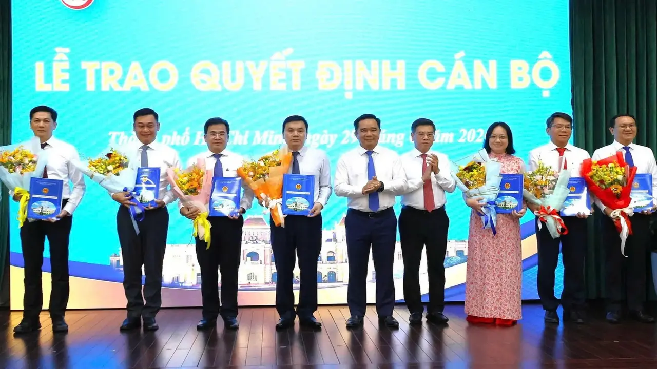 TP HCM bổ nhiệm, điều động loạt lãnh đạo sở, ngành