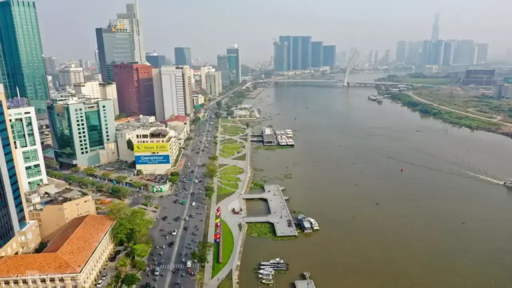 TP HCM sẽ xây bãi xe, trung tâm thương mại ngầm dưới bến Bạch Đằng
