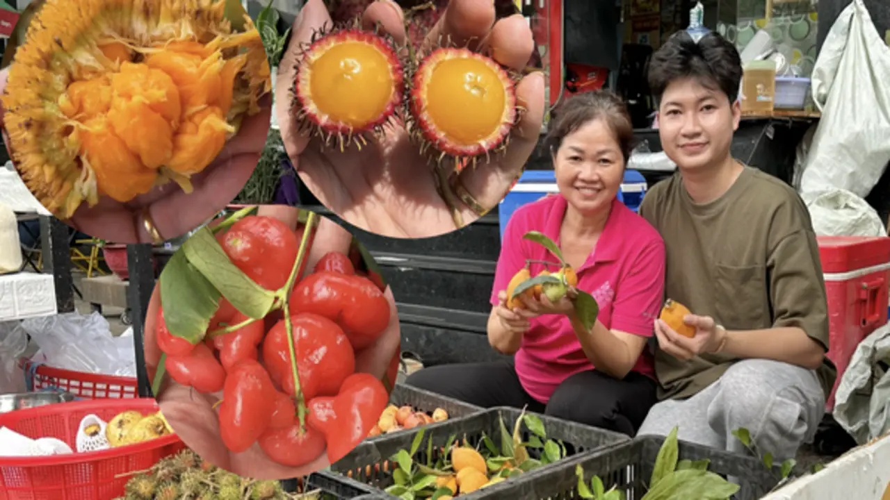 Trái gùi, mít nài, bứa đỏ... đổ bộ quán hủ tiếu ở TP.HCM, nhiều người lùng mua