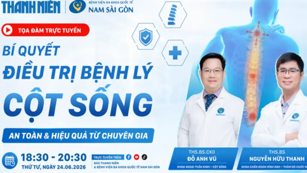 Tư vấn trực tuyến: Bí quyết điều trị bệnh lý cột sống an toàn và hiệu quả