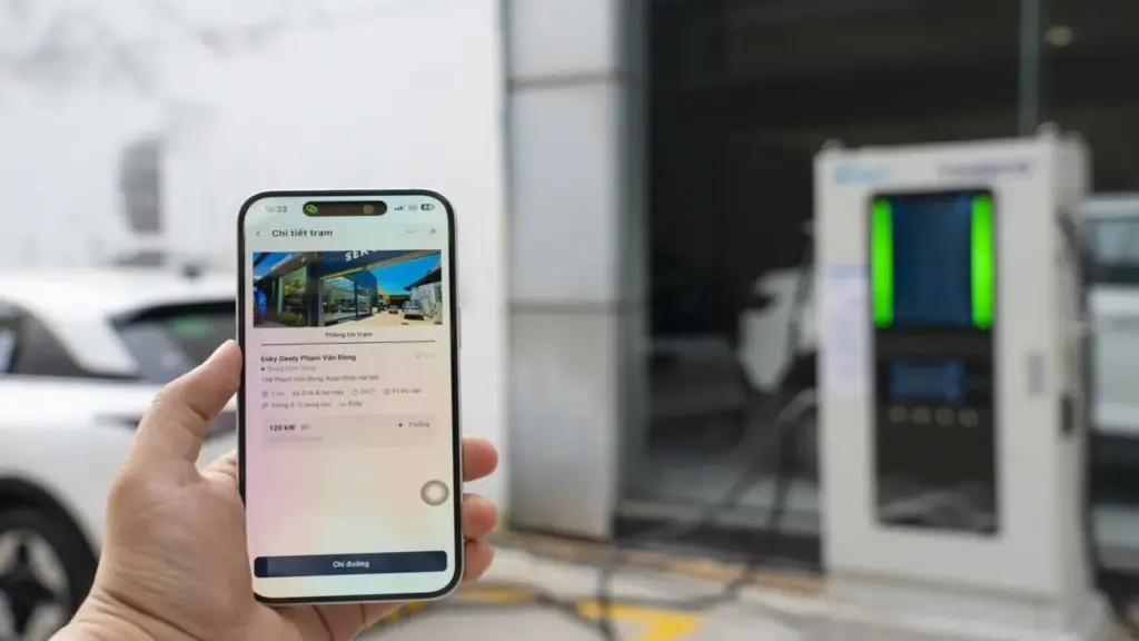 Ứng dụng VETC tích hợp gần 200 trạm sạc trên toàn quốc, không cần mỗi trạm tải một app