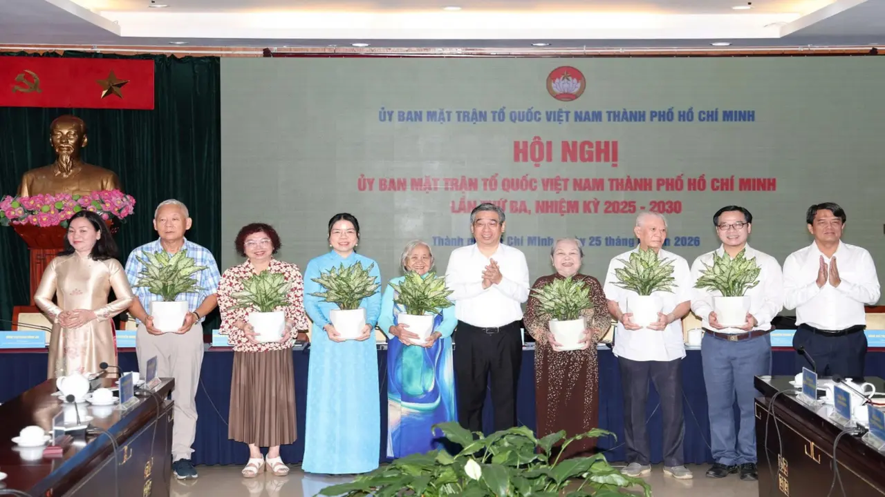 Ủy ban Mặt trận Tổ quốc Việt Nam TP.HCM hiệp thương bổ sung Phó chủ tịch và tổ chức thành viên