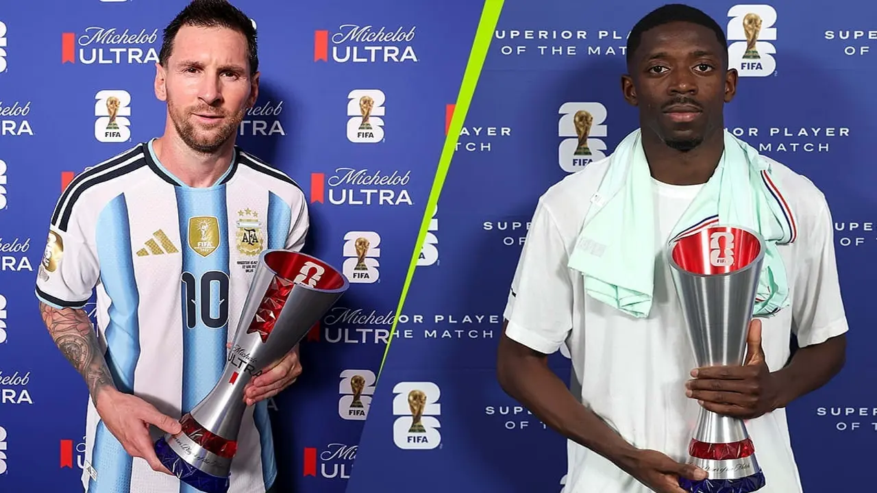 Vì sao giải thưởng Cầu thủ hay nhất của Messi khác Dembele?
