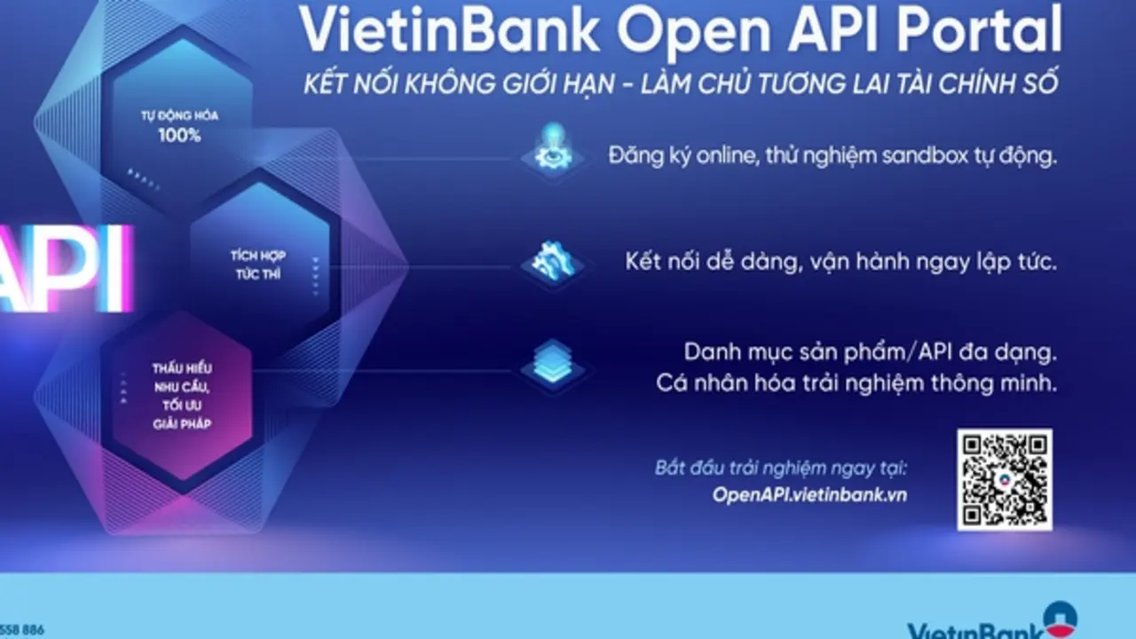 VietinBank Open API Portal phiên bản mới: Đón đầu xu hướng tài chính số thông minh