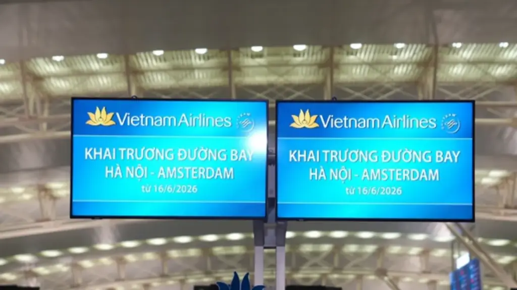 Vietnam Airlines chính thức khai thác đường bay thẳng Hà Nội - Amsterdam