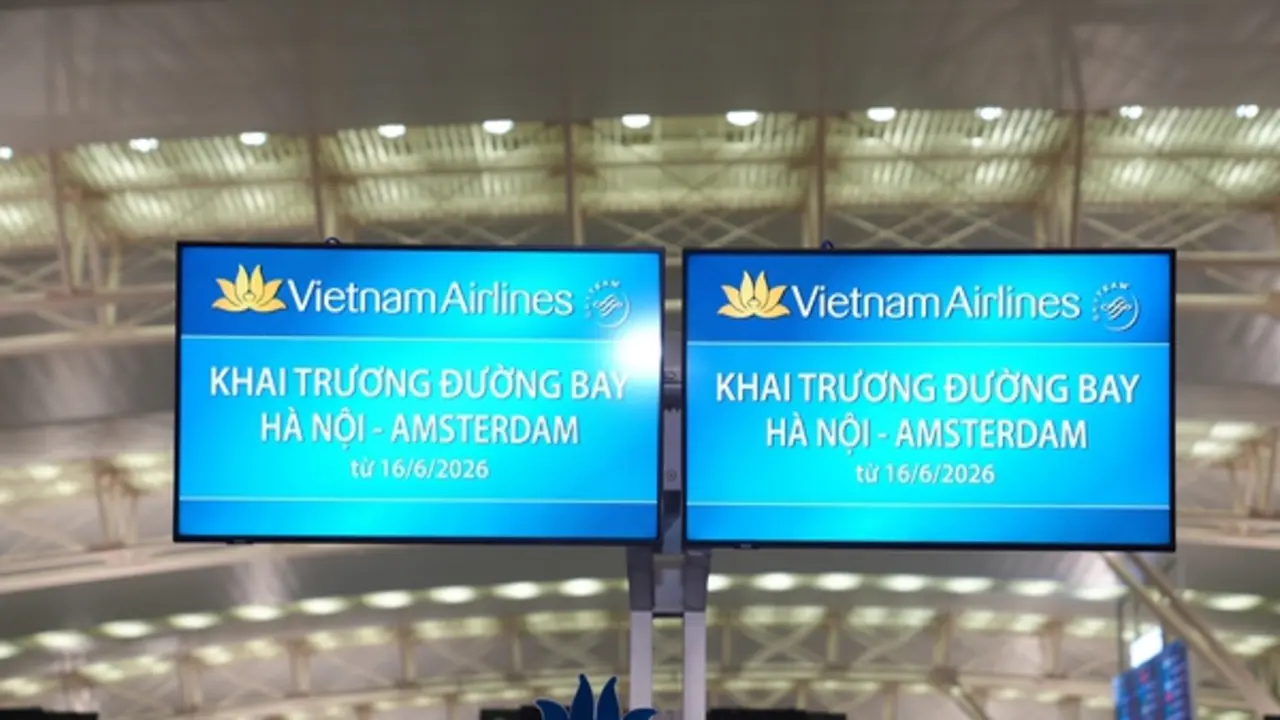 Vietnam Airlines chính thức khai thác đường bay thẳng Hà Nội - Amsterdam