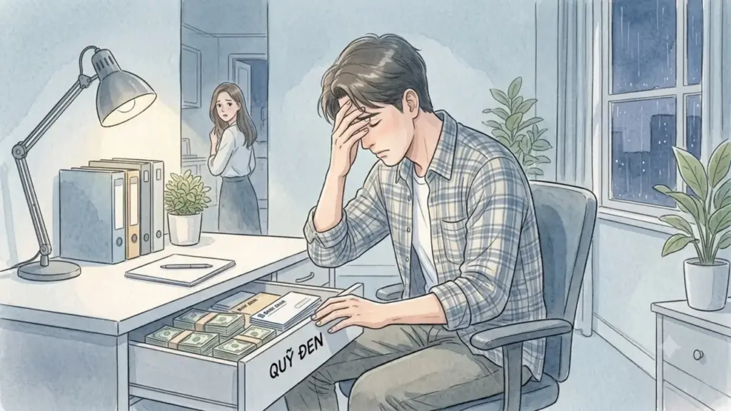 Vợ giấu quỹ đen, nói xấu tôi với nhiều bạn bè, khách hàng