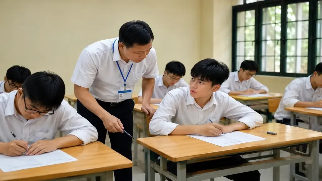 Vụ giám thị gợi ý thí sinh cho bạn “xem bài” ở Quảng Ninh: Bộ GD&ĐT nói gì?