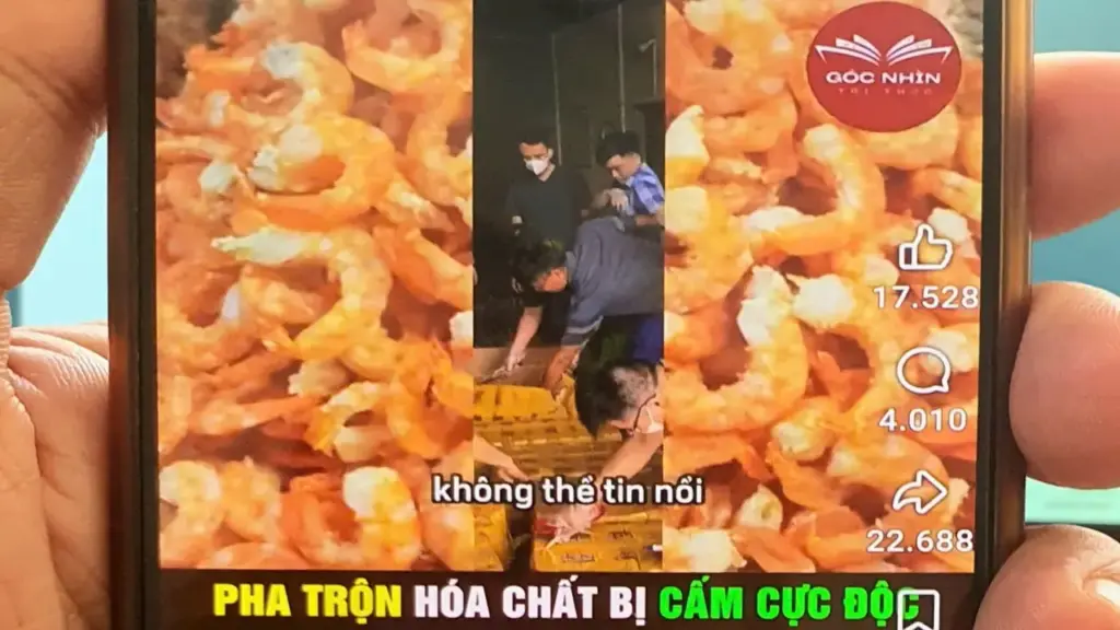 Vụ tin giả “tôm khô làm từ cao su non”: Sẽ xử lý nghiêm đối tượng liên quan