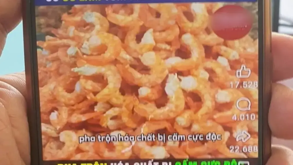 Vụ tung tin giả “tôm khô làm từ cao su non”: Bắt một đối tượng ở Hà Nội