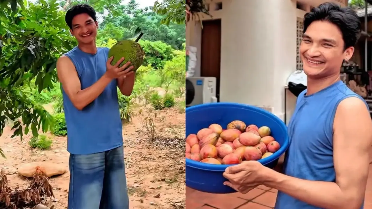 Vườn trái 'sai trĩu cành' ở quê nhà của Mạc Văn Khoa