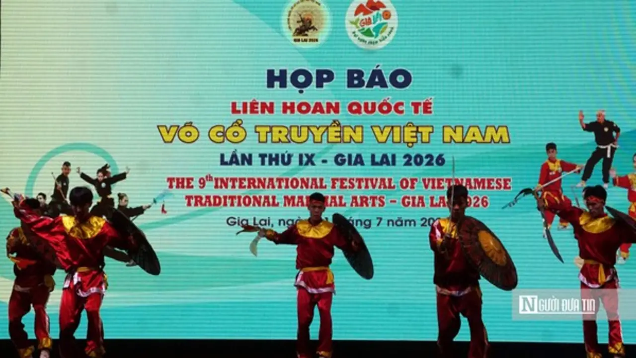 16 đoàn võ thuật quốc tế tham gia Liên hoan quốc tế võ cổ truyền Việt Nam lần IX