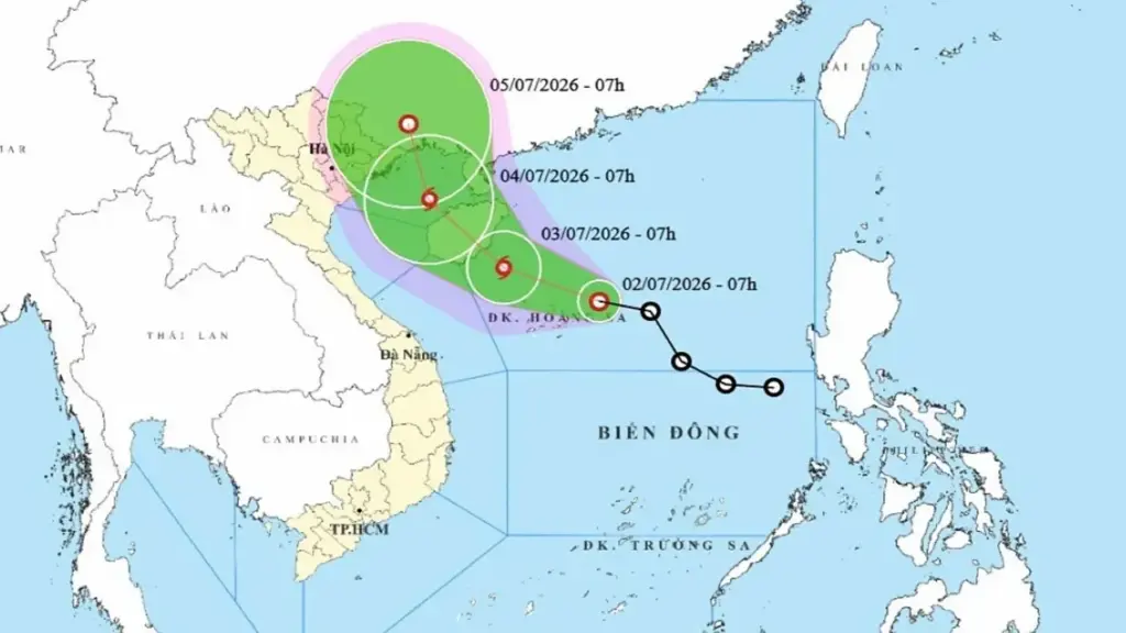 Áp thấp nhiệt đới có thể mạnh lên thành bão trong 24 giờ