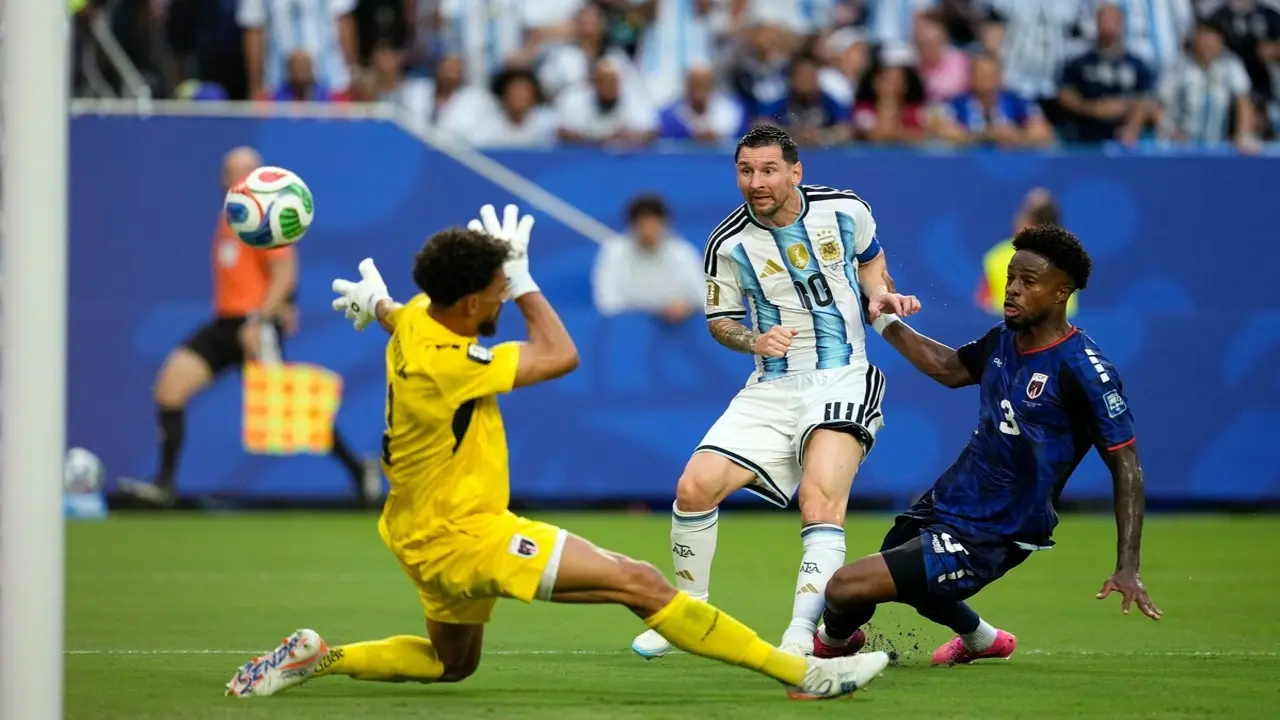 Argentina 1-0 Cape Verde (H1): Messi ghi bàn