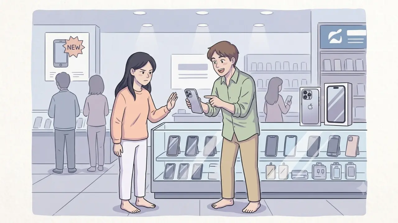 Bạn trai giận vì tôi từ chối mua điện thoại đời mới tặng anh