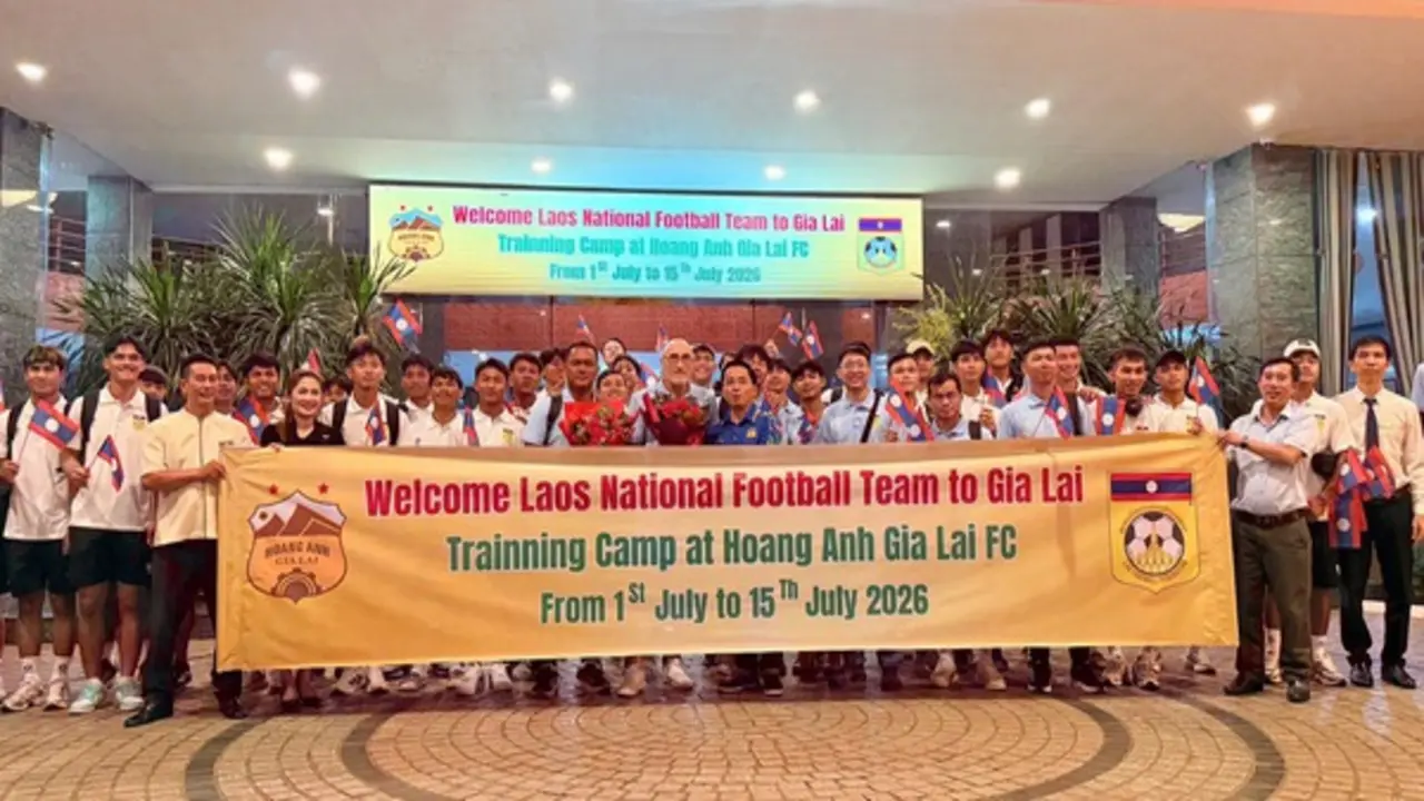 Bầu Đức giúp đội tuyển Lào tập huấn tại Pleiku, sẵn sàng 'ngựa ô' AFF Cup 2026