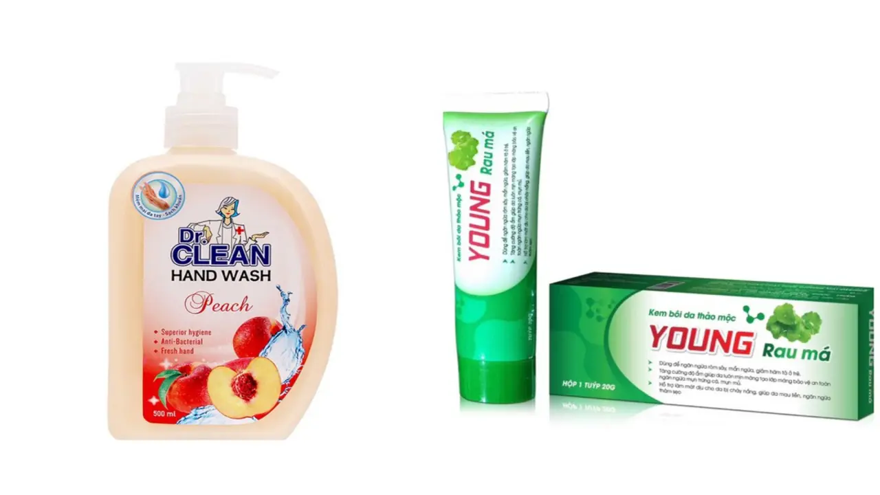 Bộ Y tế thu hồi hai lô mỹ phẩm Dr. Clean, Young Rau Má trên toàn quốc
