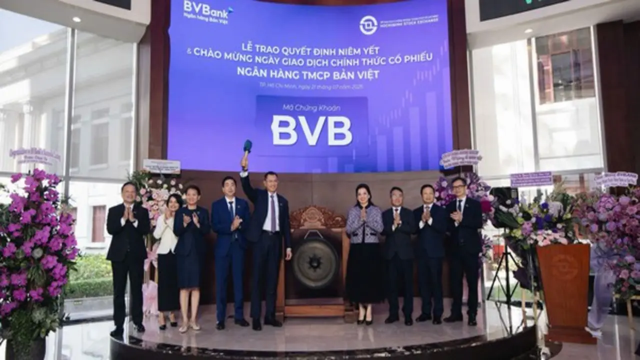 BVBank niêm yết 640 triệu cổ phiếu trên sàn HoSE