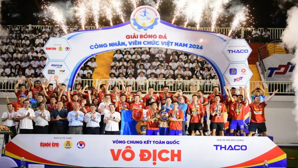 Các danh hiệu VCK toàn quốc Giải bóng đá công nhân, viên chức Việt Nam 2026