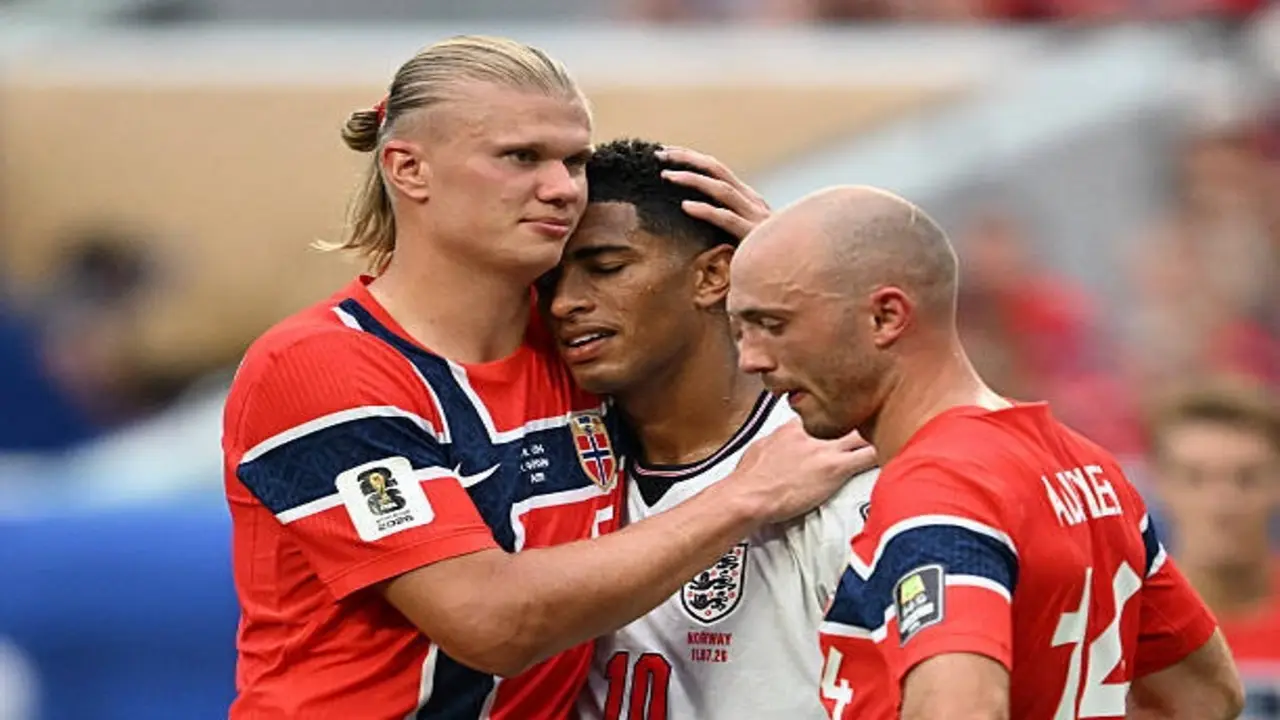 Cái ôm gây sốt ở World Cup và tình bạn đặc biệt giữa Haaland - Bellingham