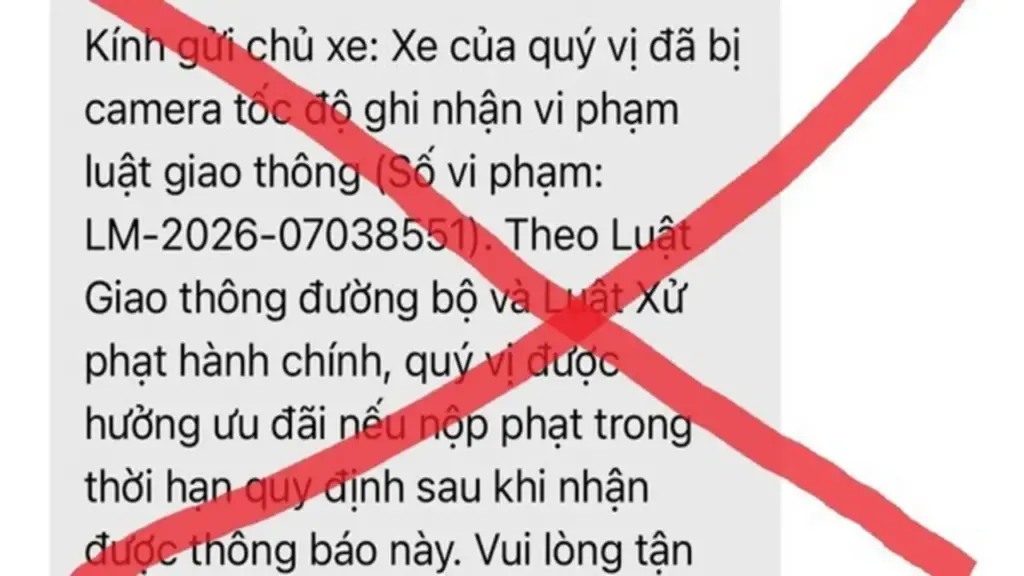 Cảnh báo thủ đoạn lừa đảo "phạt nguội" qua mạng