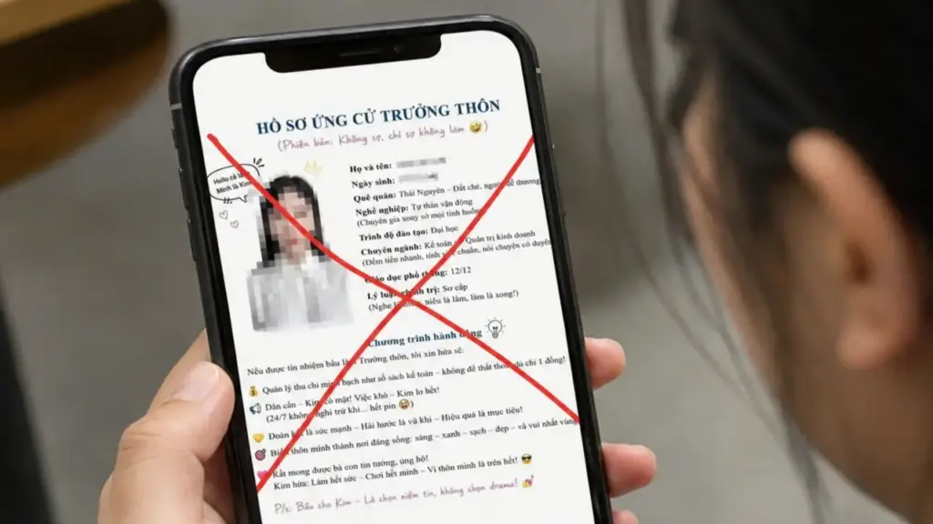 Cảnh báo trào lưu dùng AI tạo “hồ sơ ứng cử Trưởng thôn”