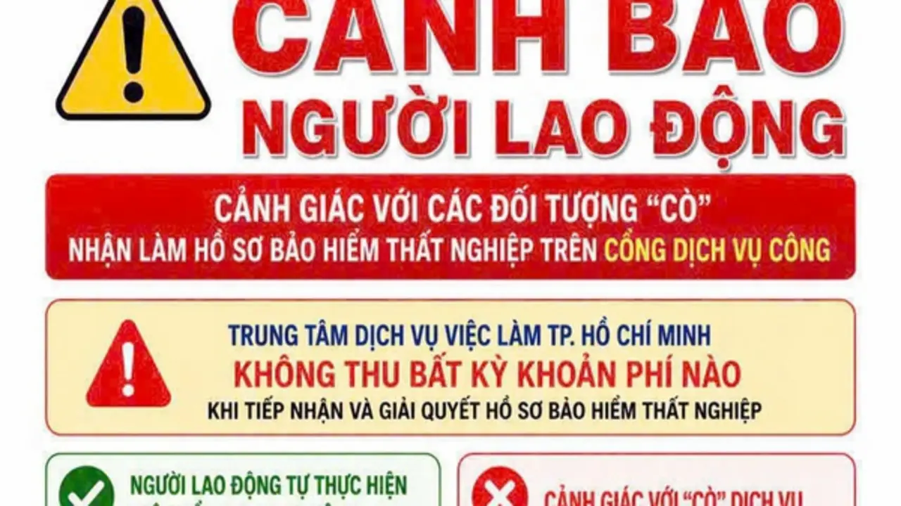 Cảnh giác 'cò' làm bảo hiểm thất nghiệp: Bị đòi tiền, gọi ngay 02835147186