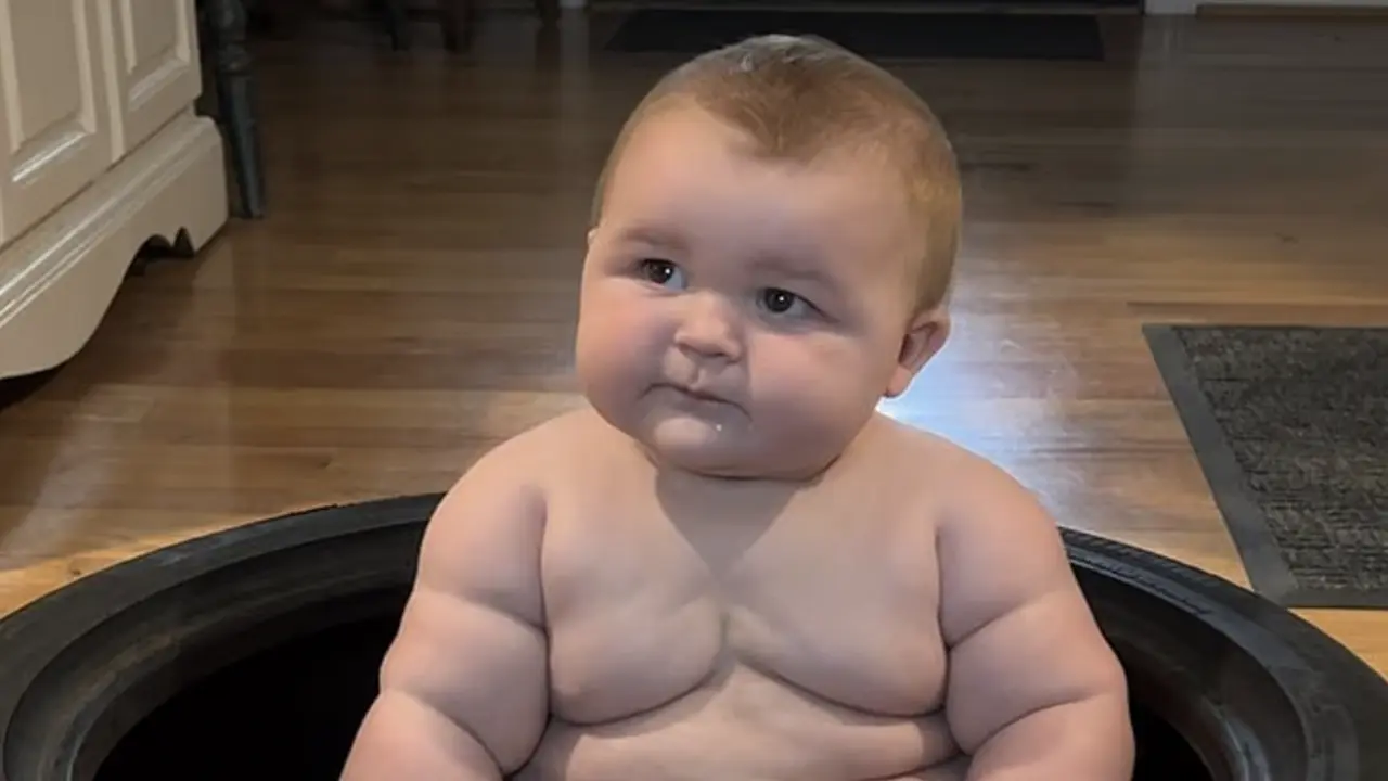 Cậu bé 'lớn nhanh như thổi', 8 tháng nặng hơn 15 kg