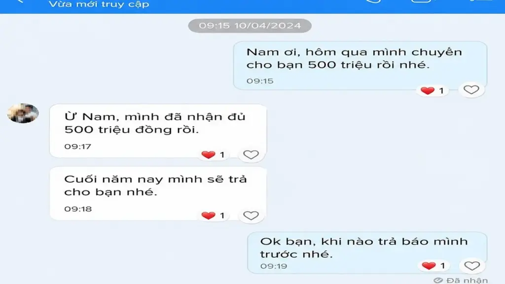 Chỉ còn tin nhắn Zalo, có đòi được tiền đã cho vay?