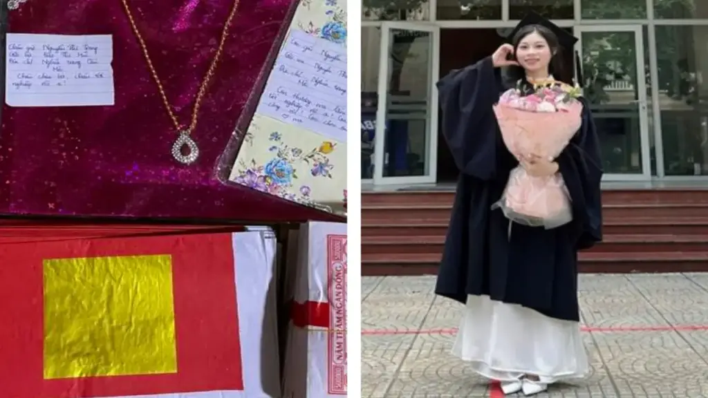 Cô gái mua quần áo giấy, vàng mã "mời" cả nhà dự lễ tốt nghiệp ở Hà Nội