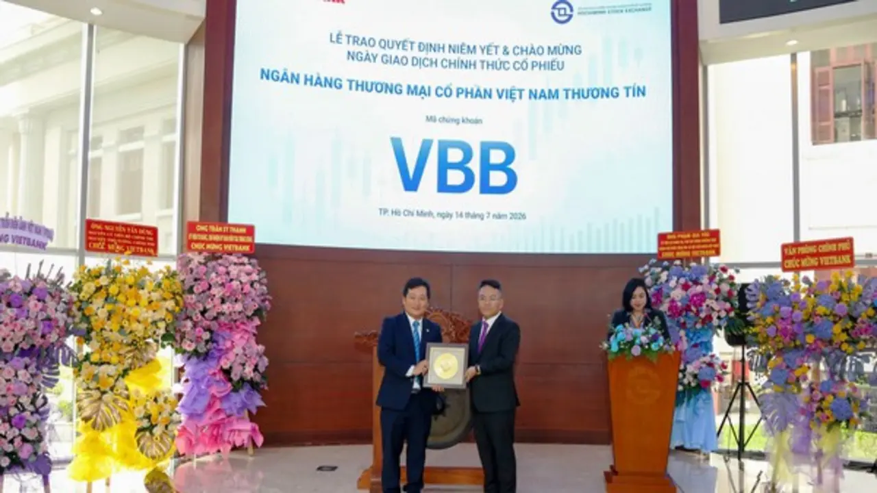 Cổ phiếu Vietbank chính thức niêm yết trên HOSE