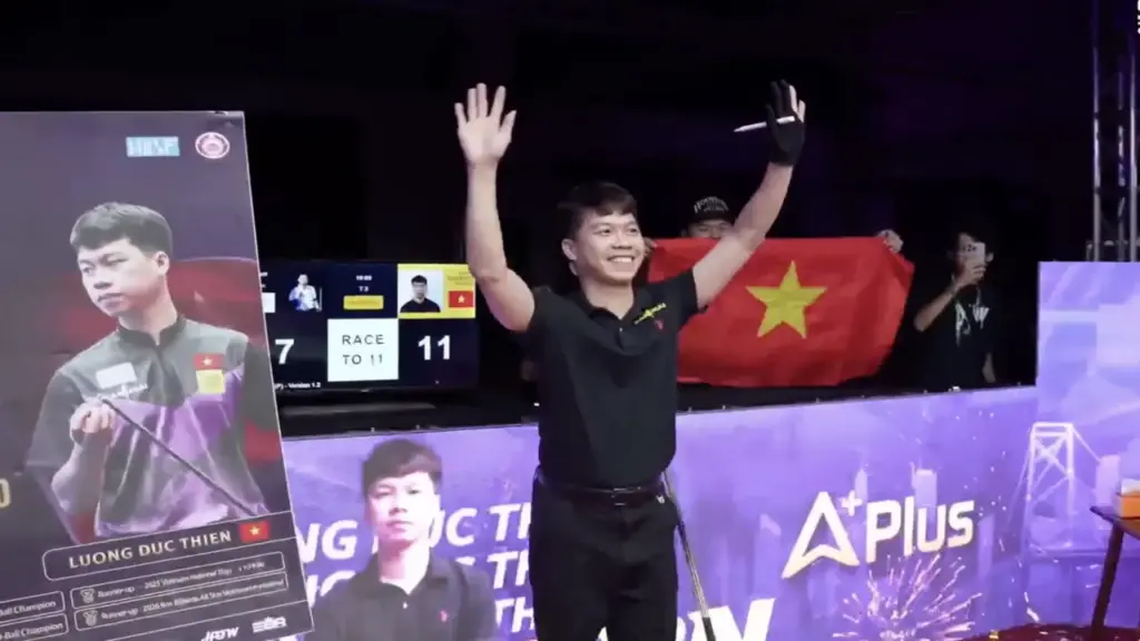 Cơ thủ Thiện Lương vô địch pool châu Á 2026