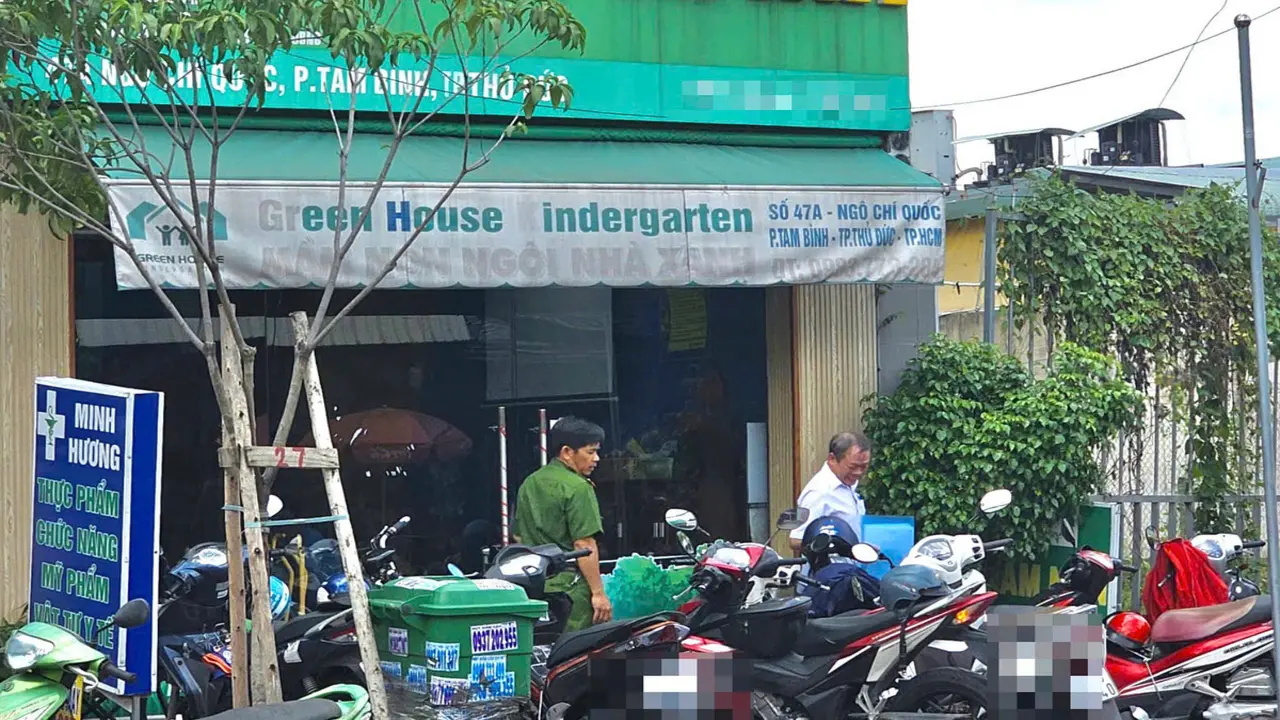 Công an làm việc với trường mầm non sau phản ánh bé trai nghi bị ngược đãi
